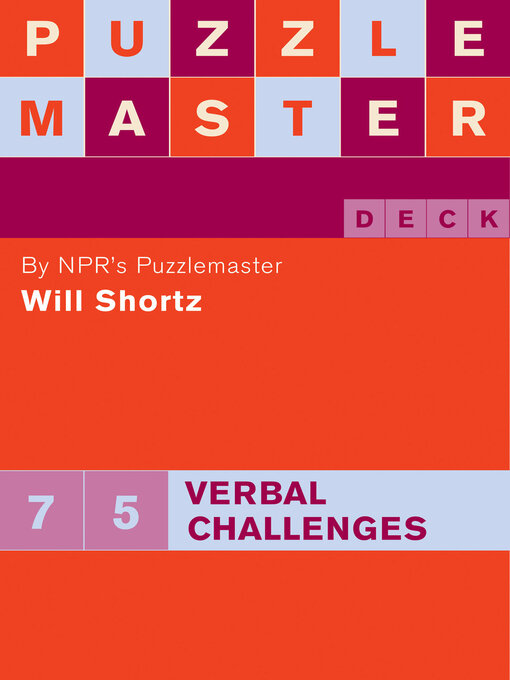 Title details for Puzzlemaster Deck by Will Shortz - Available